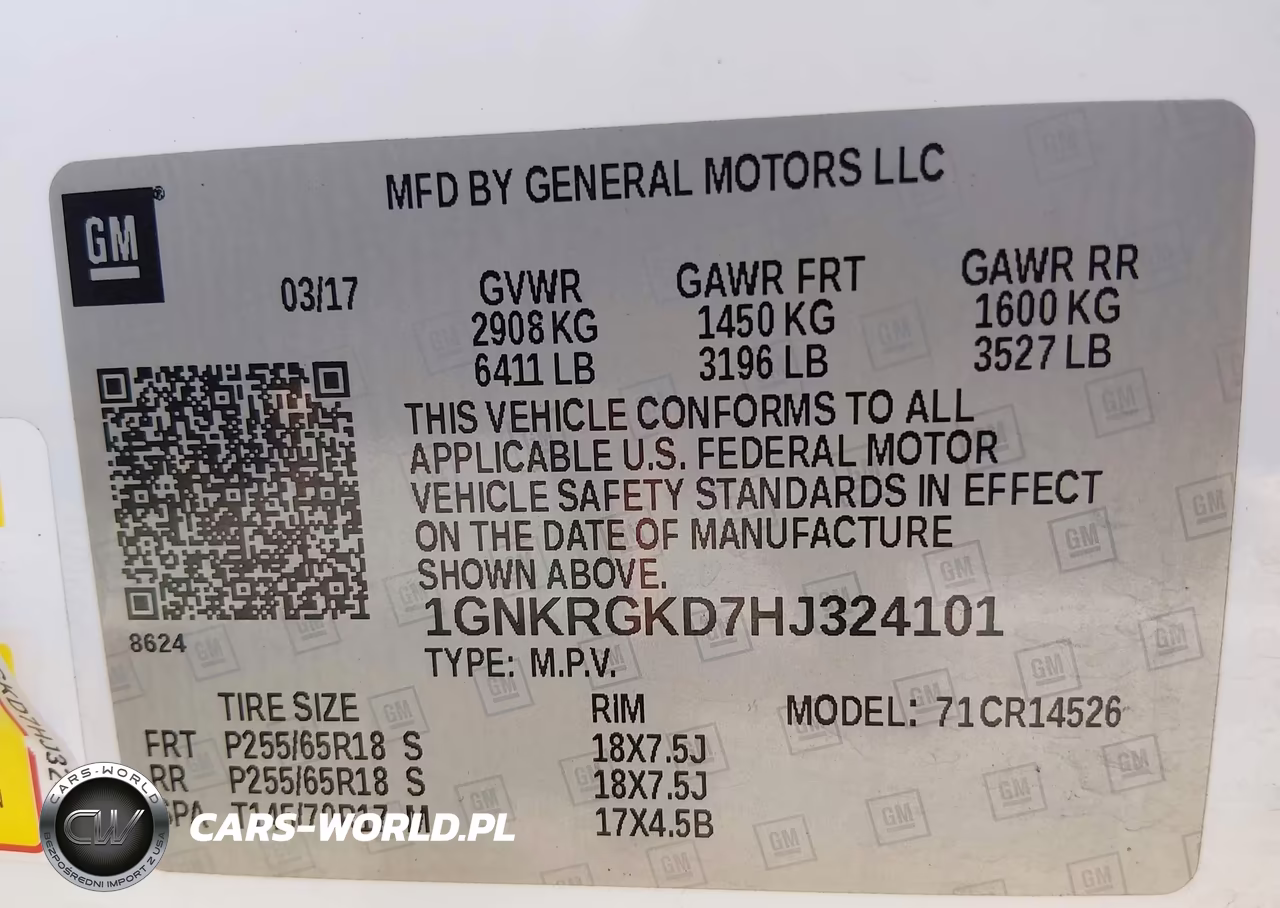 2017 Chevrolet Traverse Lt VIN:1GNKRGKD7HJ324101 - 9