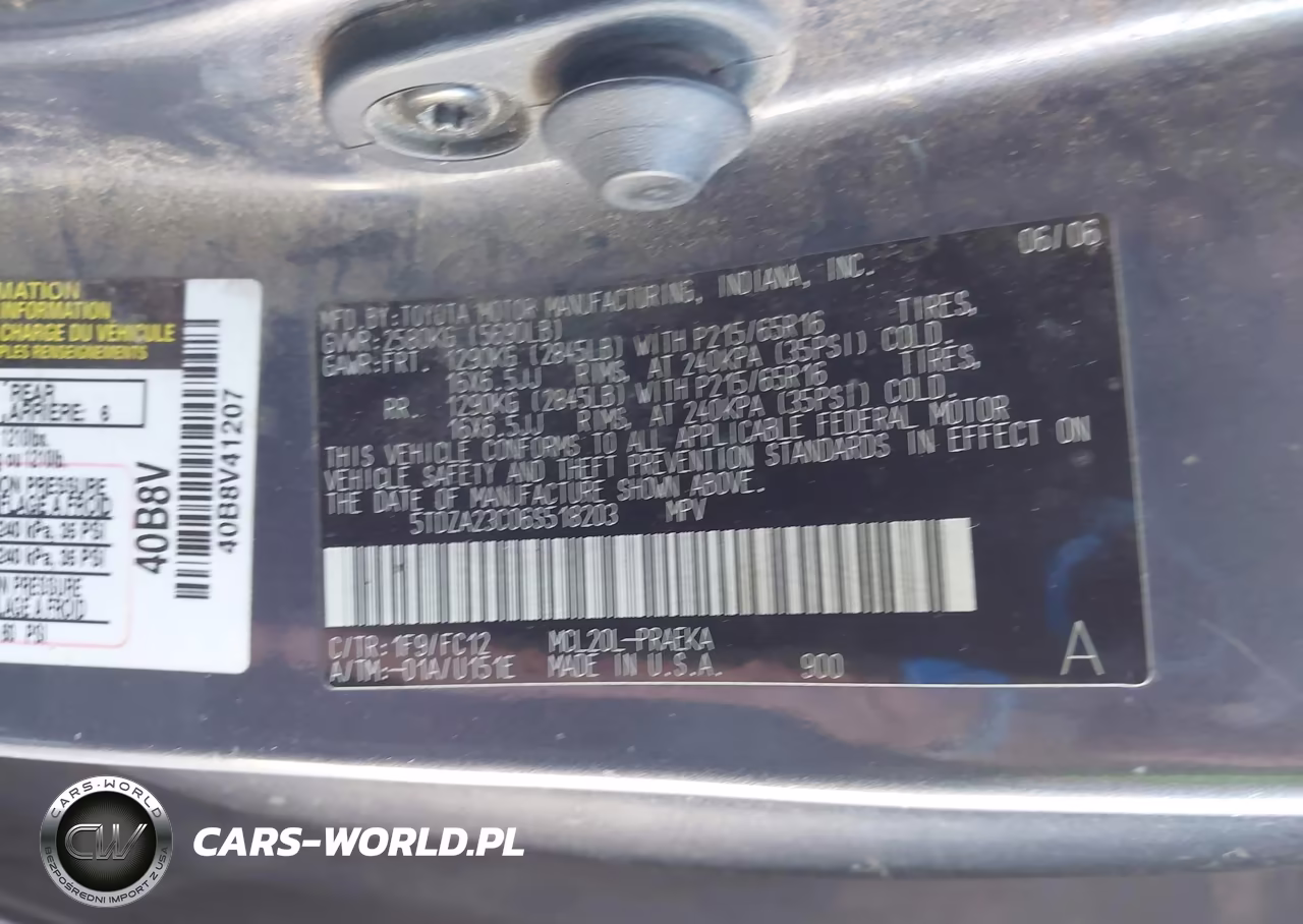 2006 Toyota Sienna Le VIN:5TDZA23C06S518203 - 9
