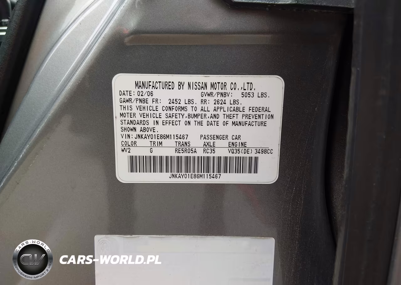 2006 Infiniti M35 VIN:JNKAY01E86M115467 - 9