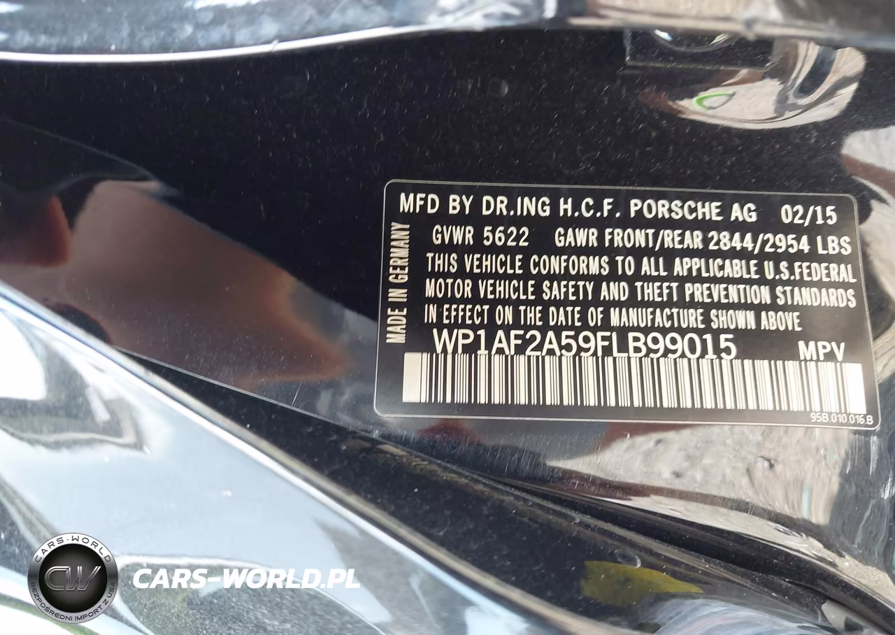 2015 Porsche Macan Turbo VIN:WP1AF2A59FLB99015 - 9