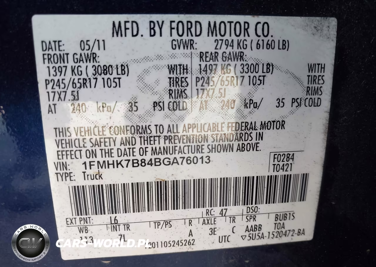 2011 Ford Explorer VIN:1FMHK7B84BGA76013 - 9