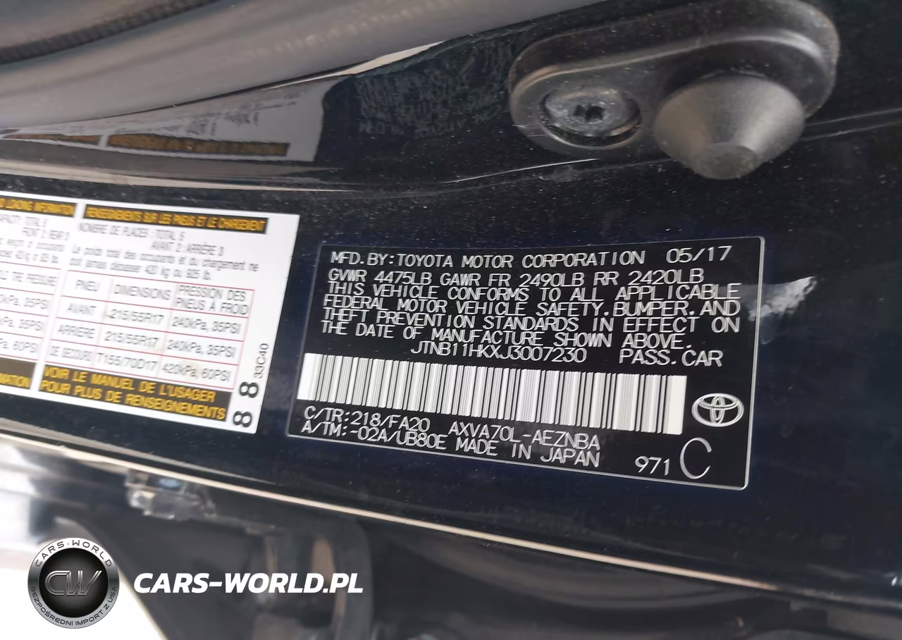 2018 Toyota Camry Le VIN:JTNB11HKXJ3007230 - 9