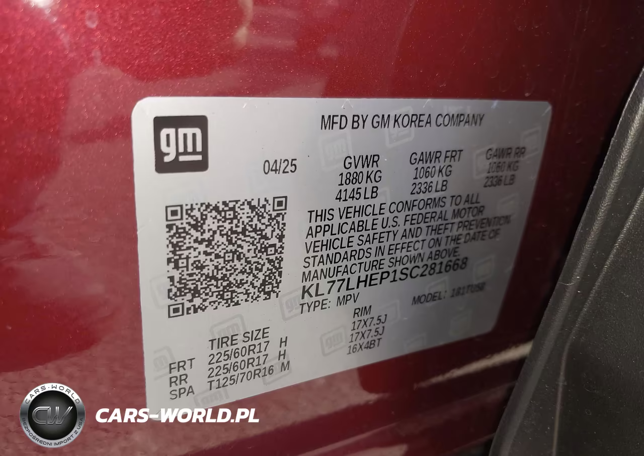 2025 Chevrolet Trax Fwd Lt VIN:KL77LHEP1SC281668 - 9