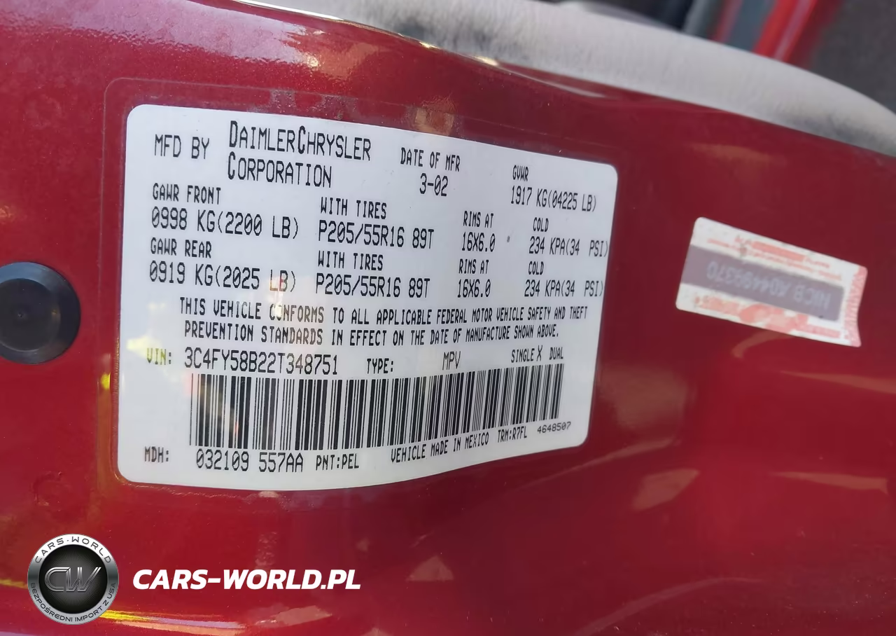 2002 Chrysler Pt Cruiser Touring VIN:3C4FY58B22T348751 - 9