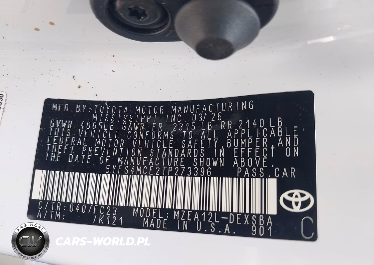 2026 Toyota Corolla Se VIN:5YFS4MCE2TP273396 - 9
