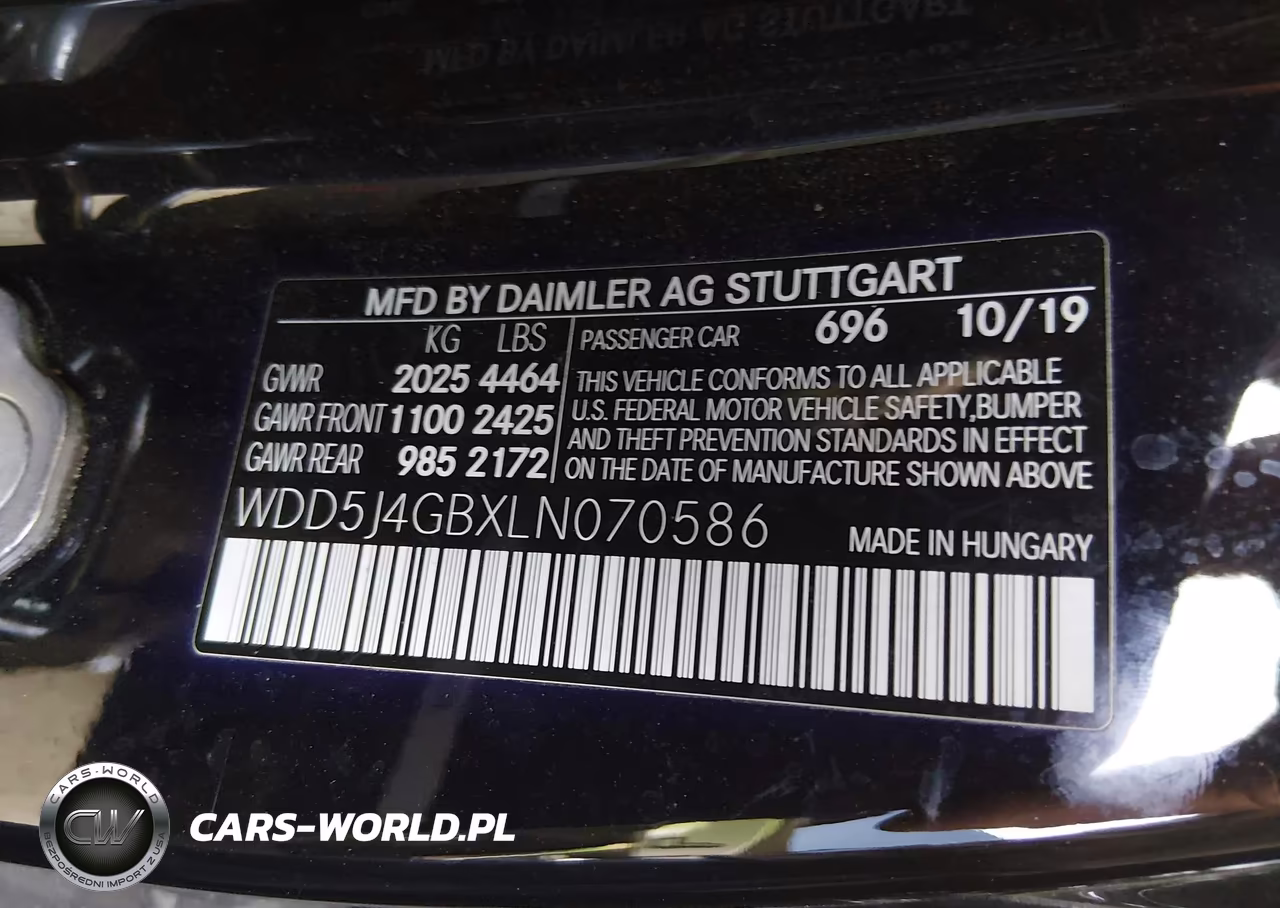 2020 Mercedes-Benz Cla 250 VIN:WDD5J4GBXLN070586 - 9