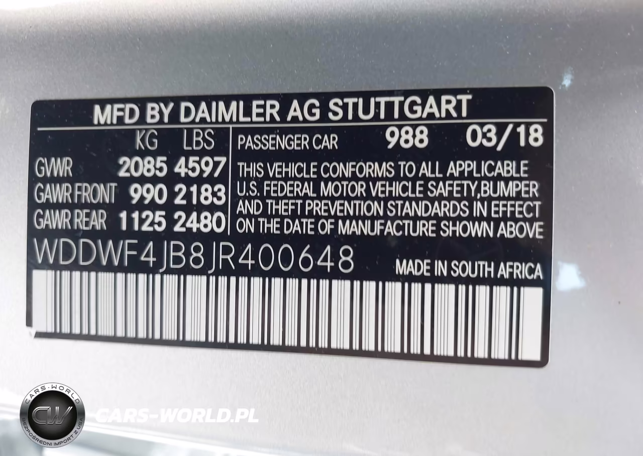 2018 Mercedes-Benz C 300 VIN:WDDWF4JB8JR400648 - 9