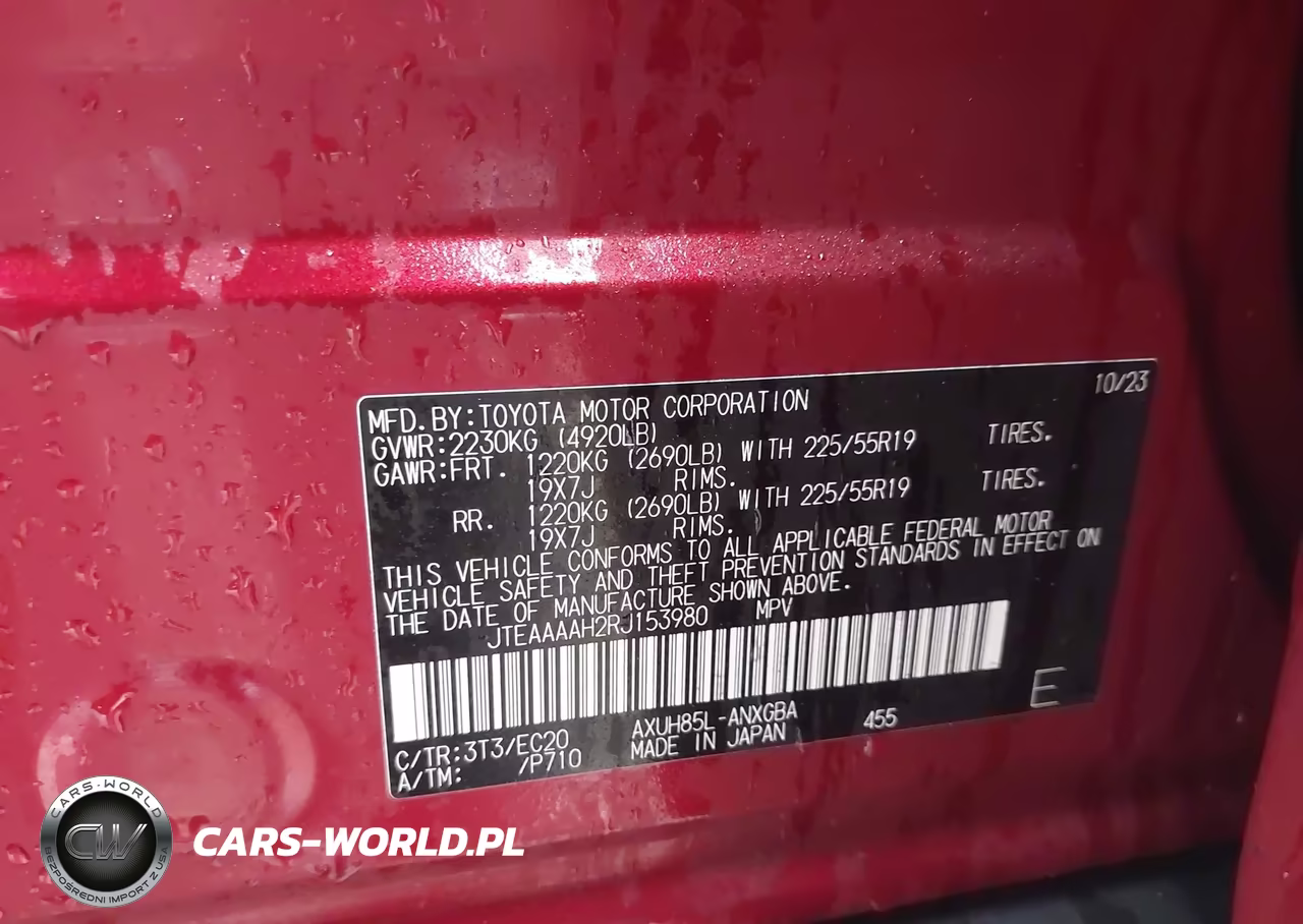2024 Toyota Venza Xle VIN:JTEAAAAH2RJ153980 - 9