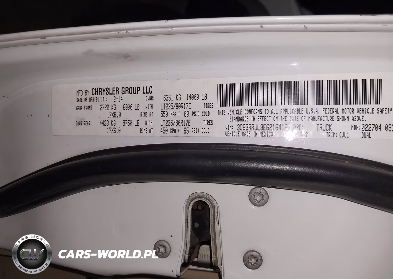 2014 Ram 3500 Laramie VIN:3C63RRJL3EG216418 - 8