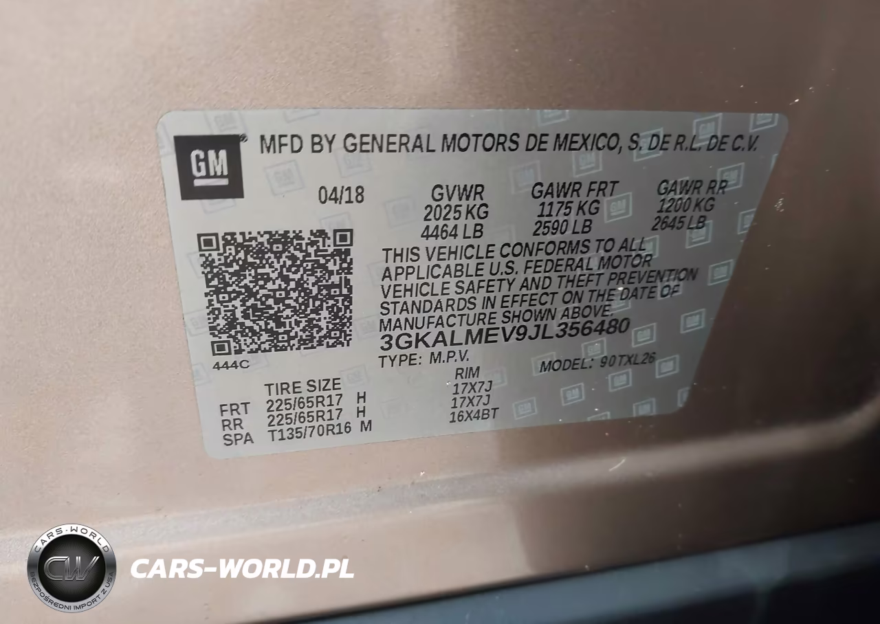 2018 GMC Terrain Sle VIN:3GKALMEV9JL356480 - 9