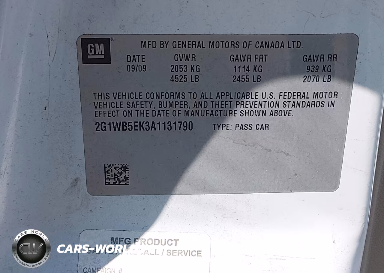2010 Chevrolet Impala Lt VIN:2G1WB5EK3A1131790 - 9