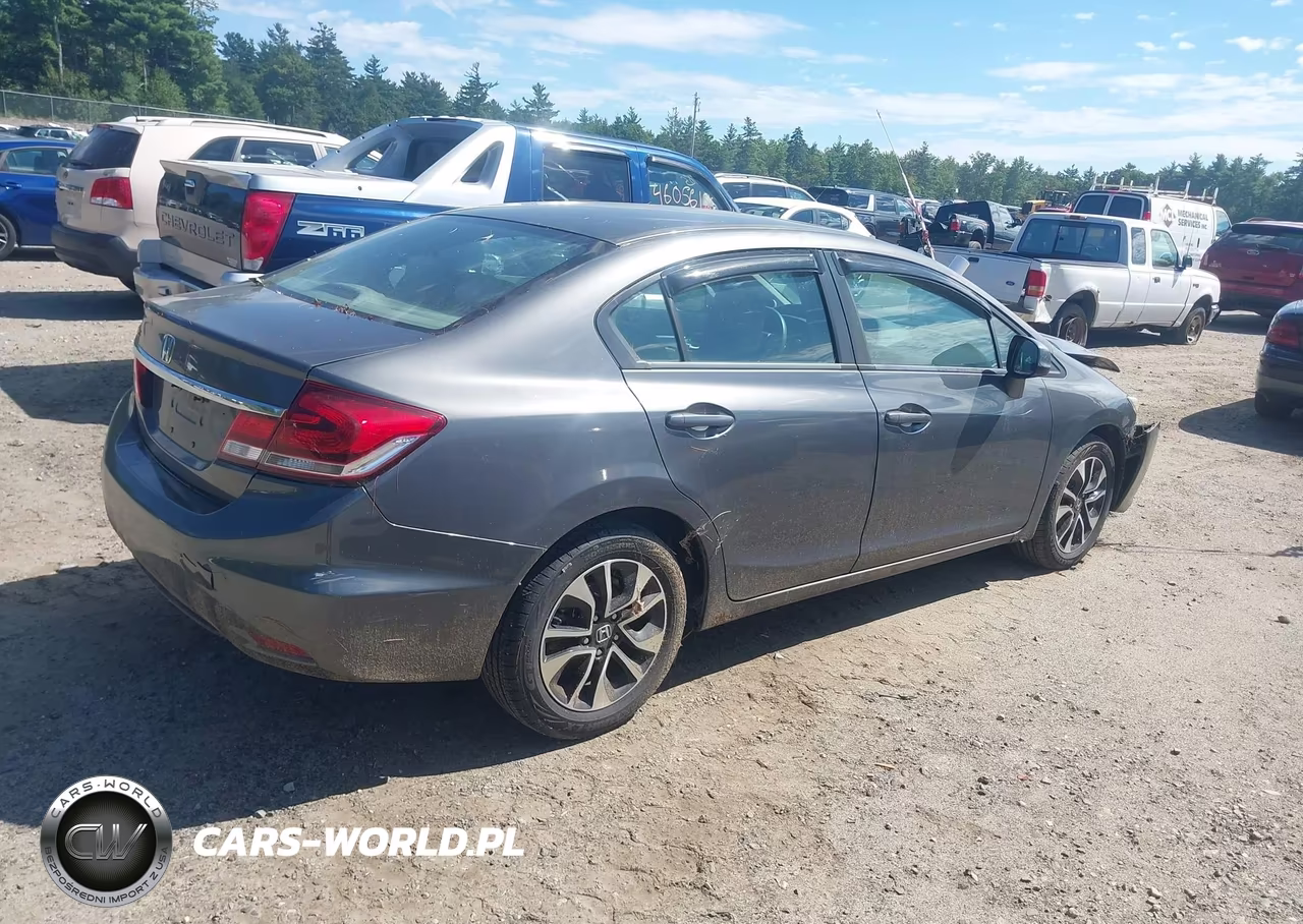 2013 Honda Civic Ex VIN:2HGFB2F84DH538846 - 4