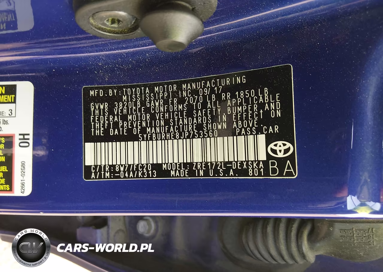 2018 Toyota Corolla Se VIN:5YFBURHE8JP753560 - 9