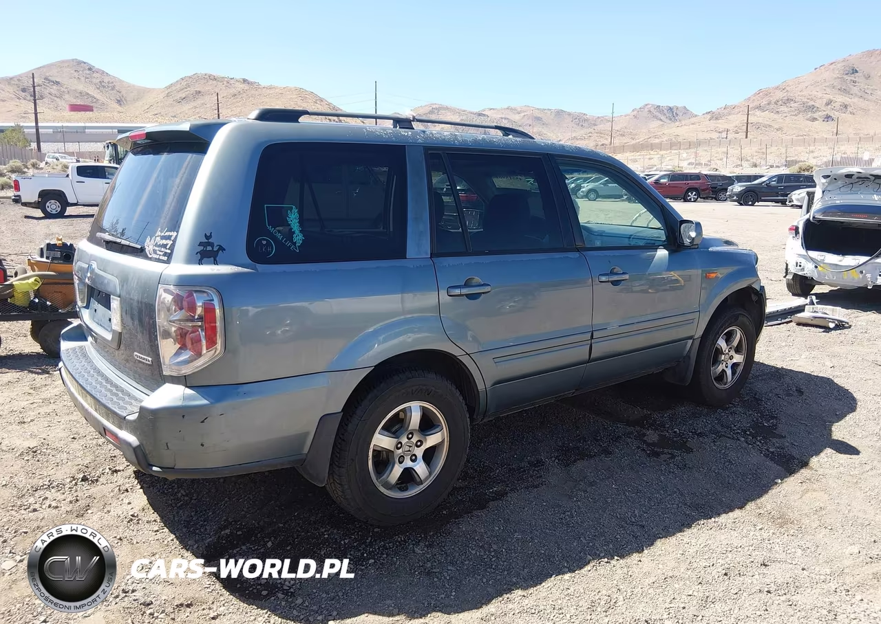 2006 Honda Pilot Ex-L VIN:2HKYF18566H543131 - 4
