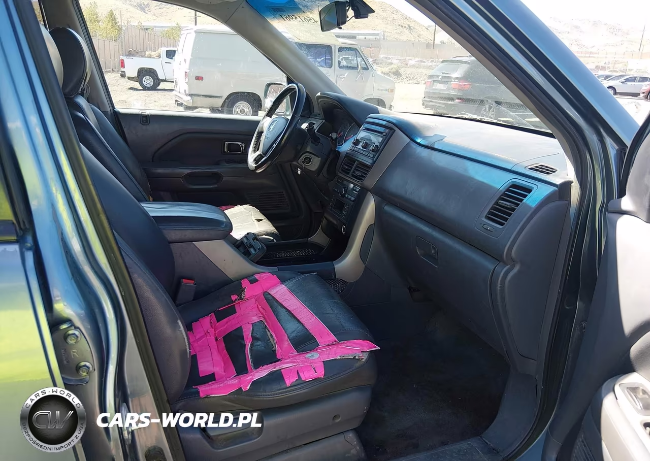2006 Honda Pilot Ex-L VIN:2HKYF18566H543131 - 5