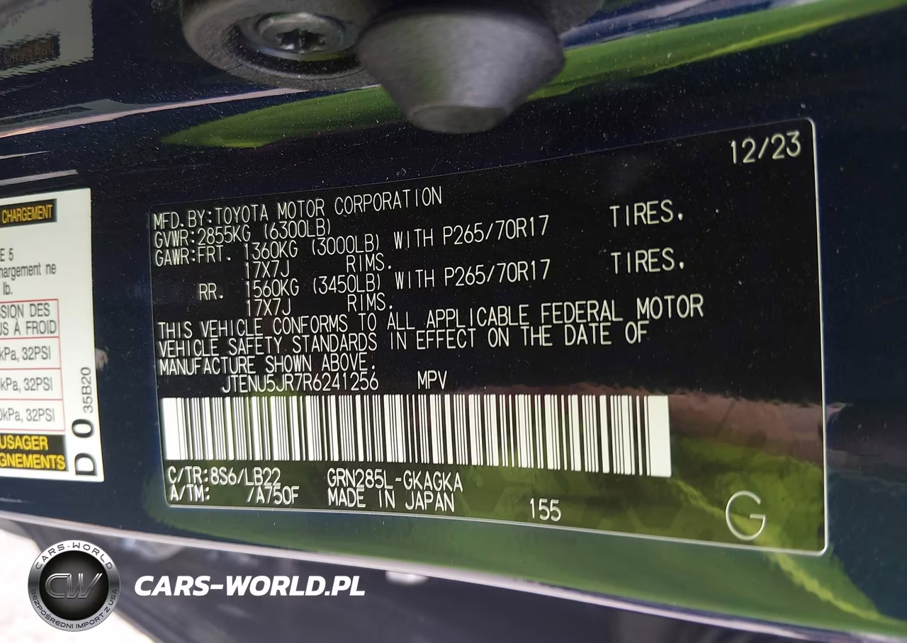 2024 Toyota 4Runner Sr5 Premium VIN:JTENU5JR7R6241256 - 9