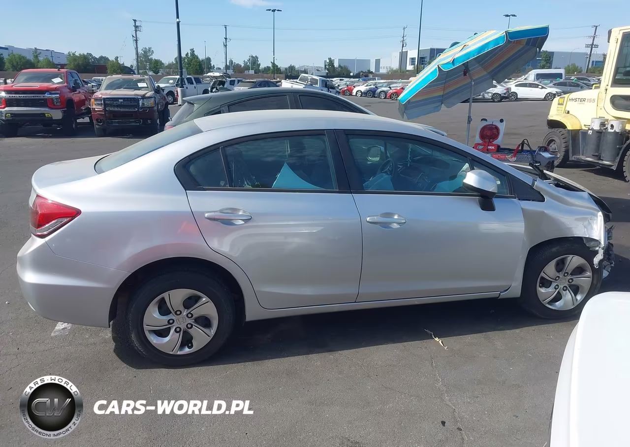 2013 Honda Civic Lx VIN:19XFB2F56DE281754 - 14