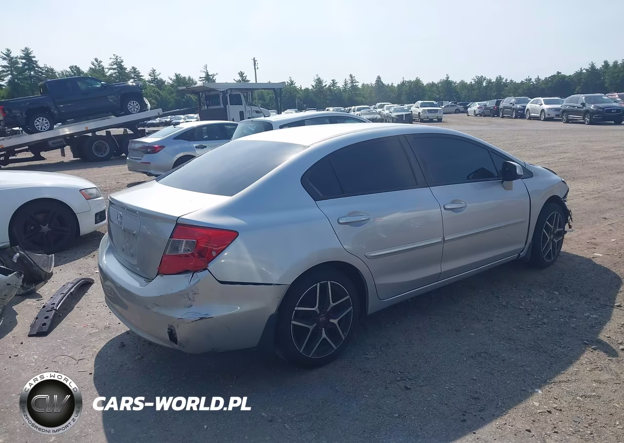 2012 Honda Civic Ex VIN:19XFB2F86CE320383 - 4