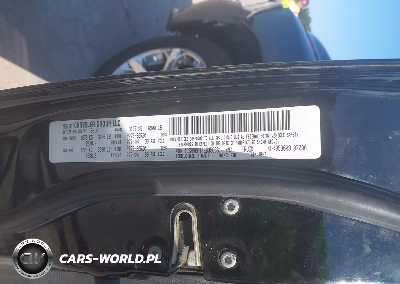 2014 Ram 1500 Express VIN:1C6RR6FT4ES356861 - 9
