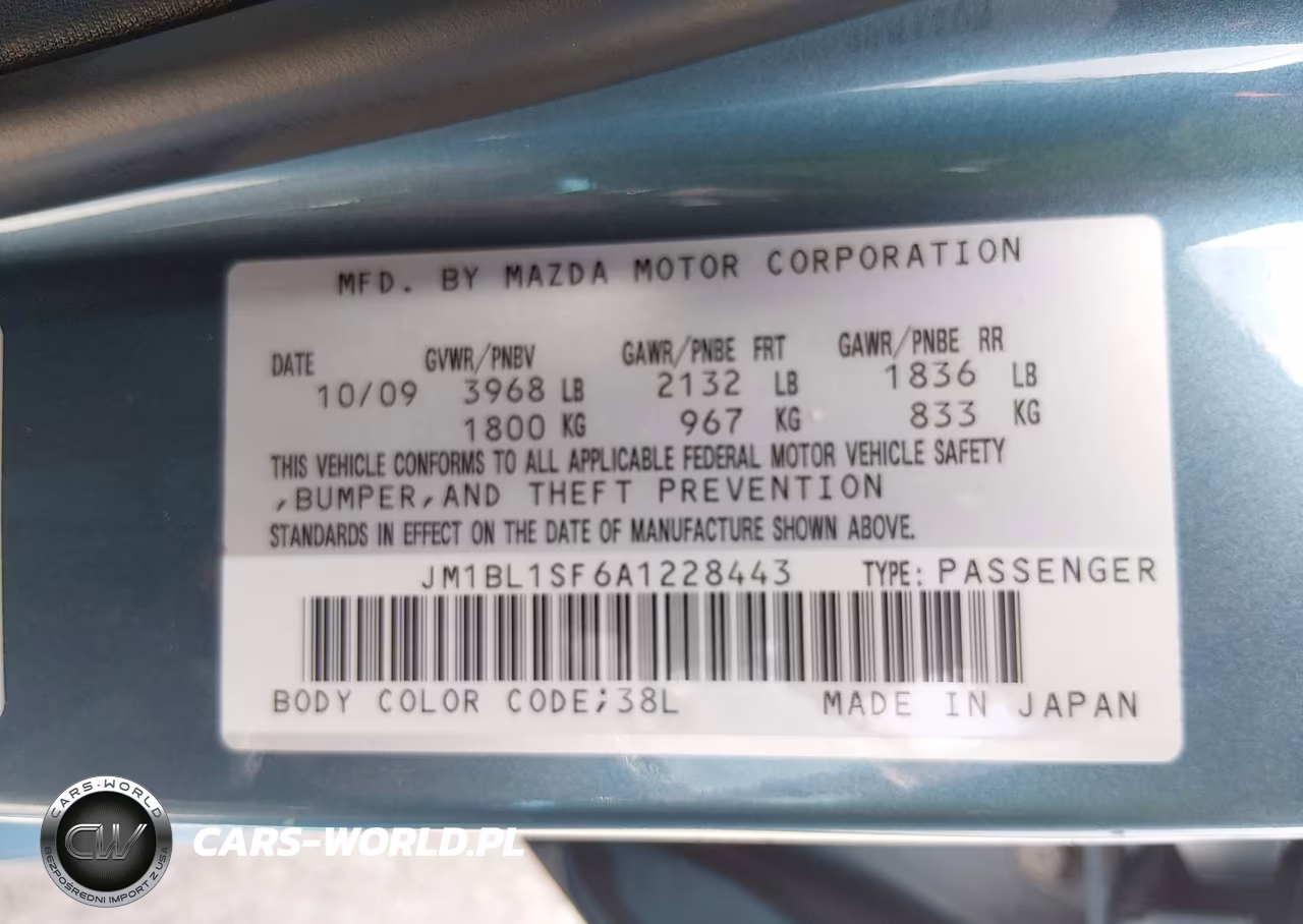 2010 Mazda Mazda3 I Touring VIN:JM1BL1SF6A1228443 - 9