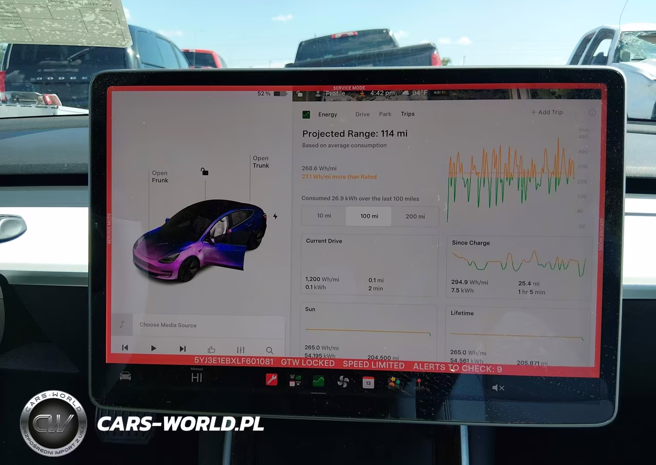 2020 Tesla Model 3 Long Range Dual Motor All-Wheel Drive VIN:5YJ3E1EBXLF601081 - 7