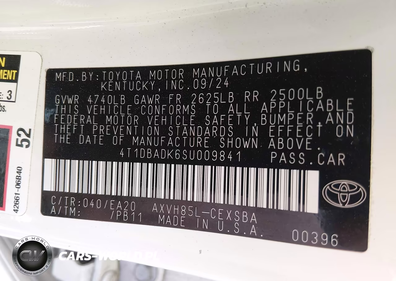 2025 Toyota Camry Se VIN:4T1DBADK6SU009841 - 9