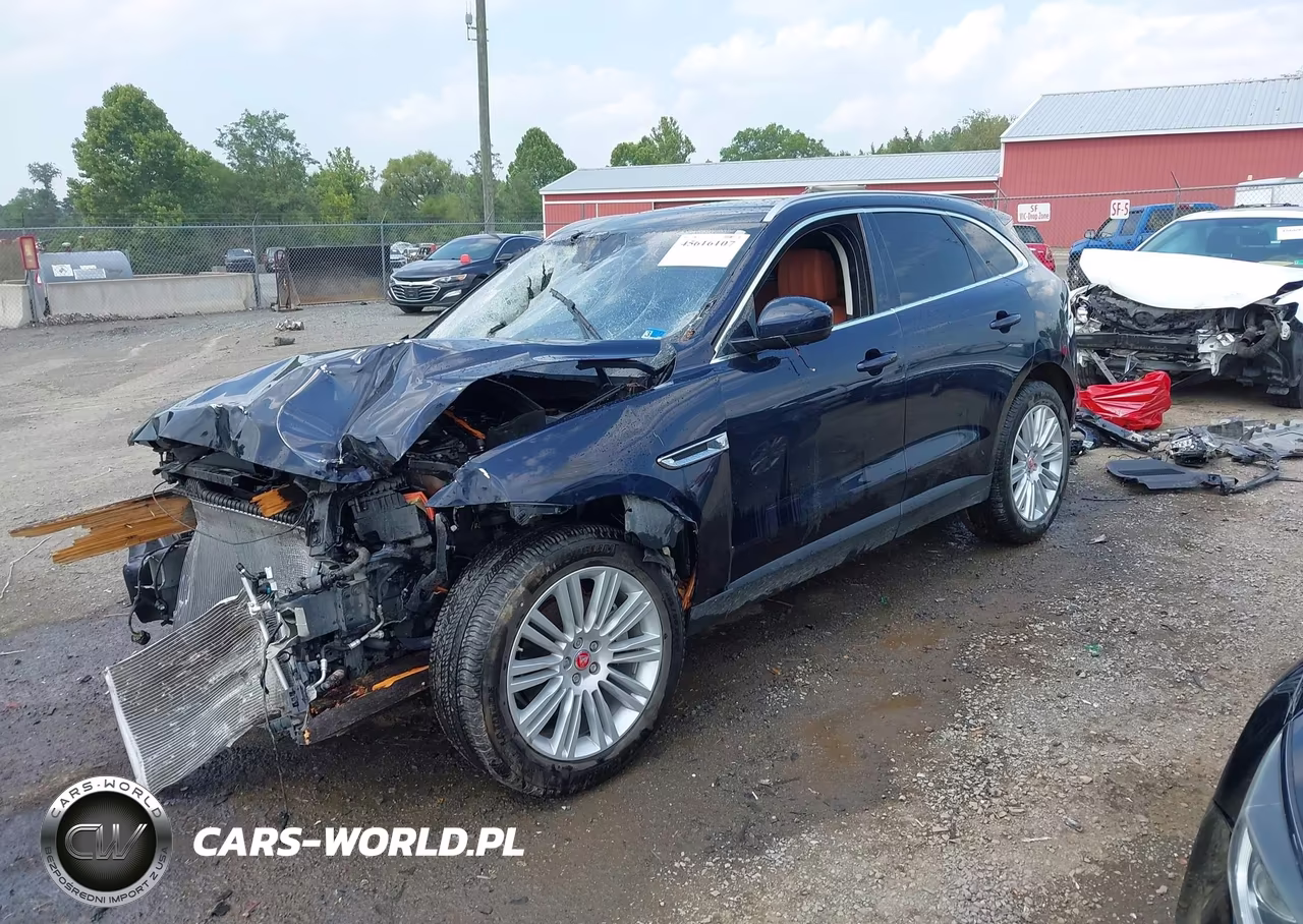 2020 Jaguar F-Pace Portfolio P300 Awd Automatic VIN:SADCN2GX3LA630367 - 2