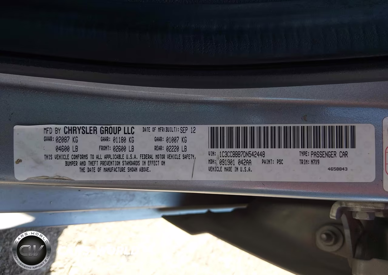 2013 Chrysler 200 Touring VIN:1C3CCBBB7DN542448 - 9