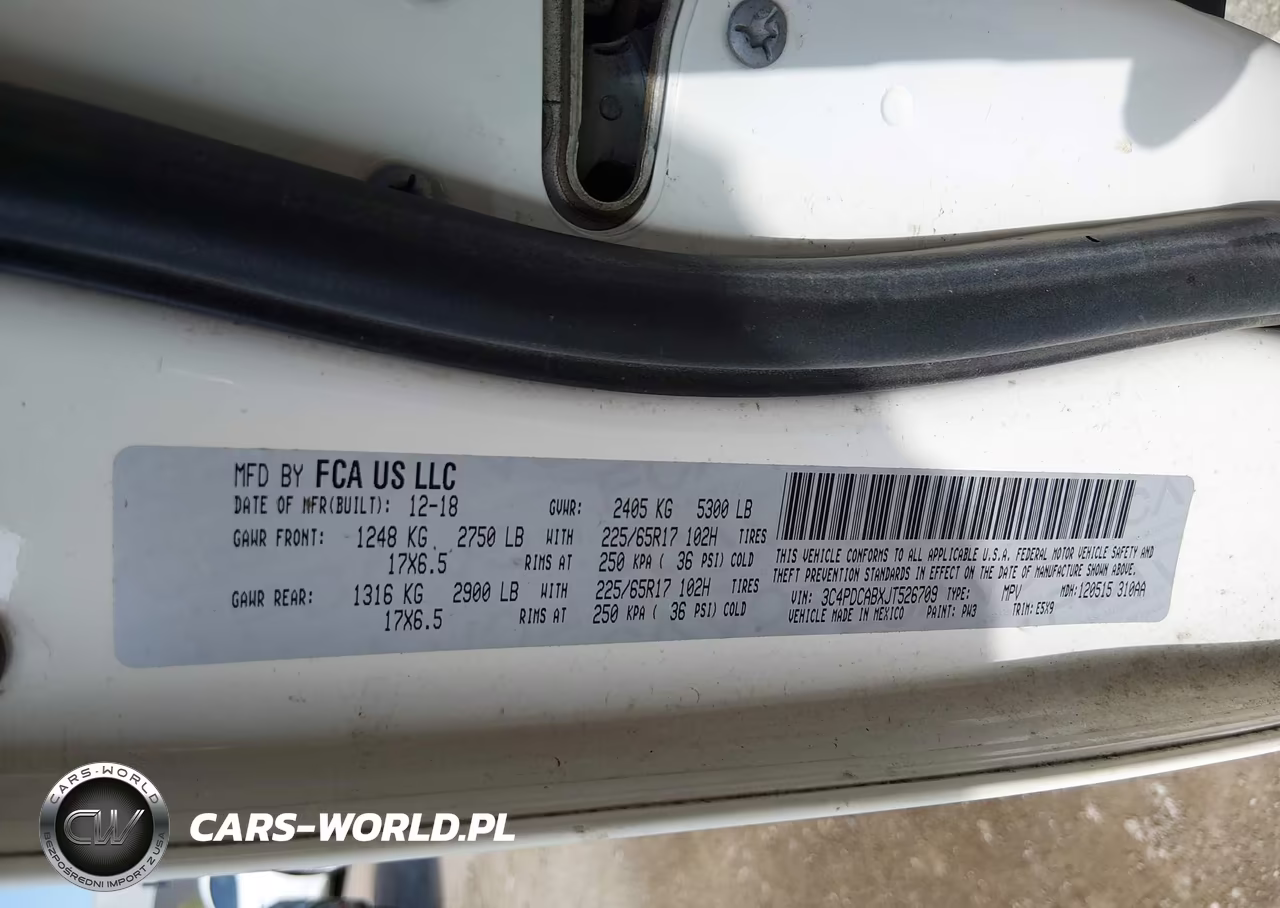 2018 Dodge Journey Se VIN:3C4PDCABXJT526709 - 8