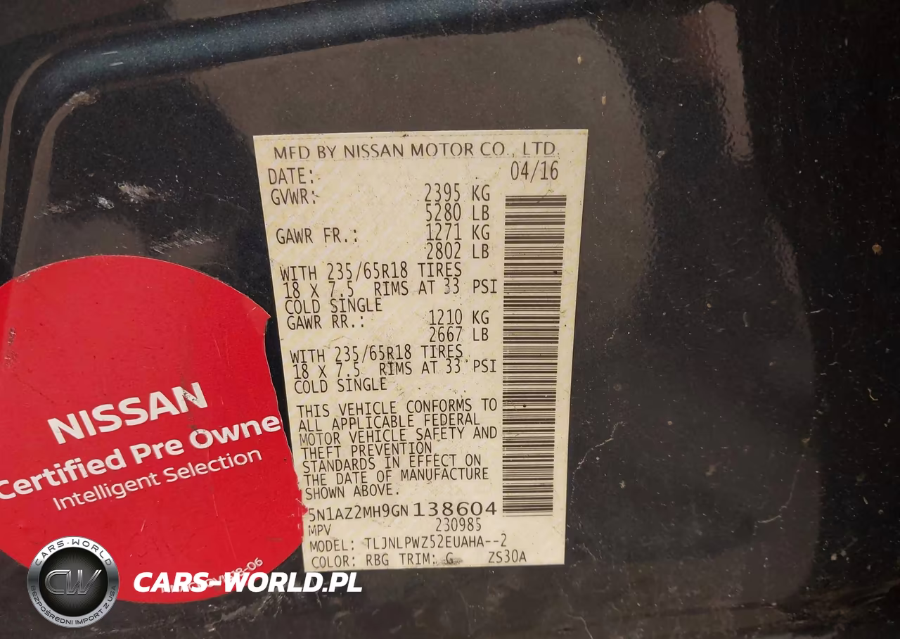 2016 Nissan Murano S VIN:5N1AZ2MH9GN138604 - 8
