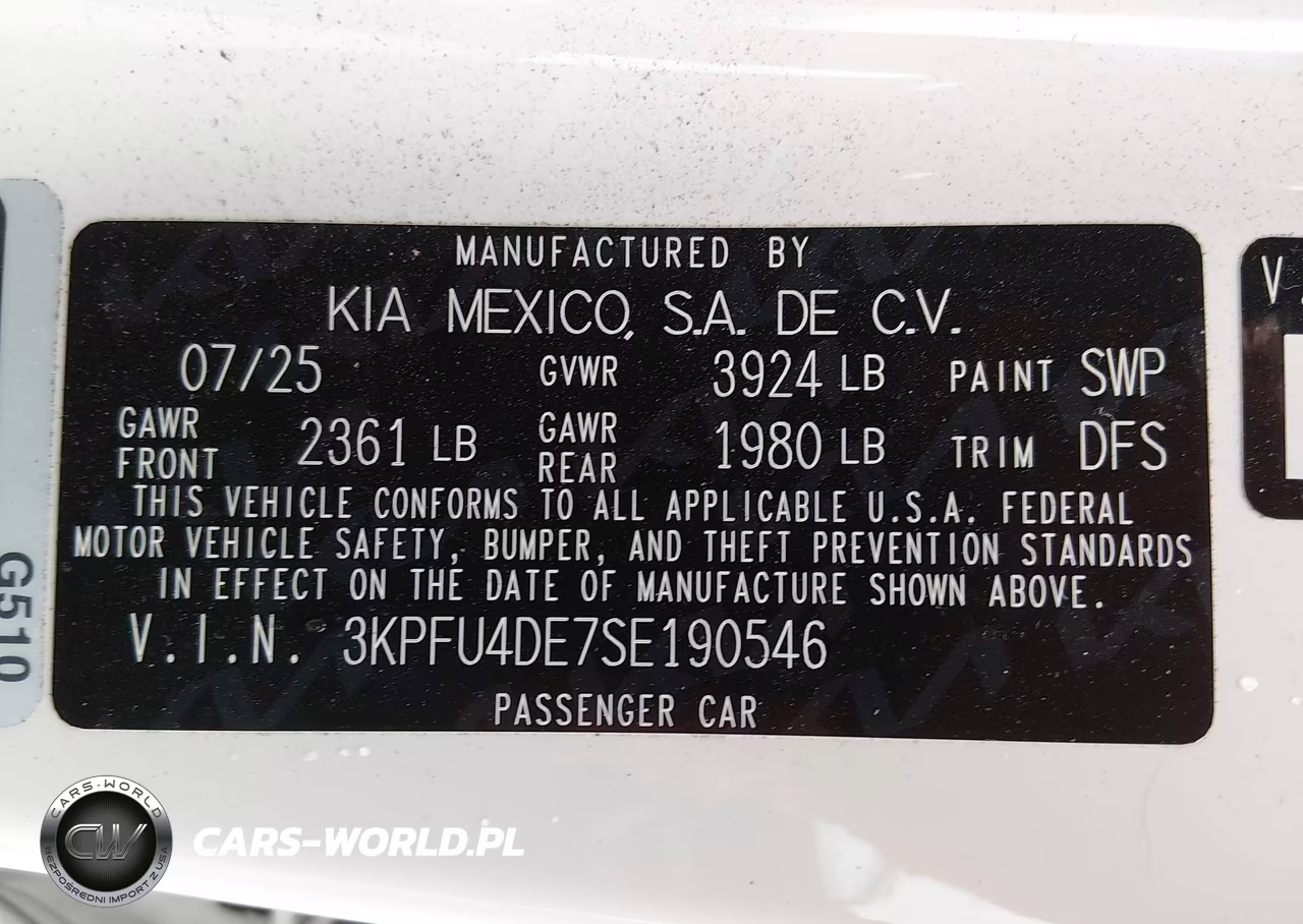 2025 Kia K4 Ex VIN:3KPFU4DE7SE190546 - 9