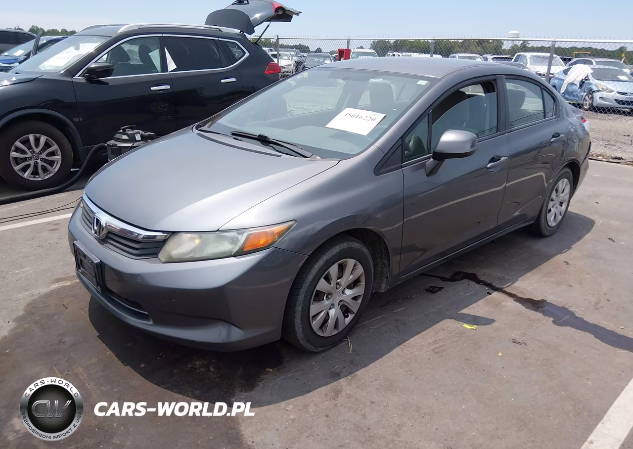 2012 Honda Civic Lx VIN:19XFB2F5XCE079983 - 2