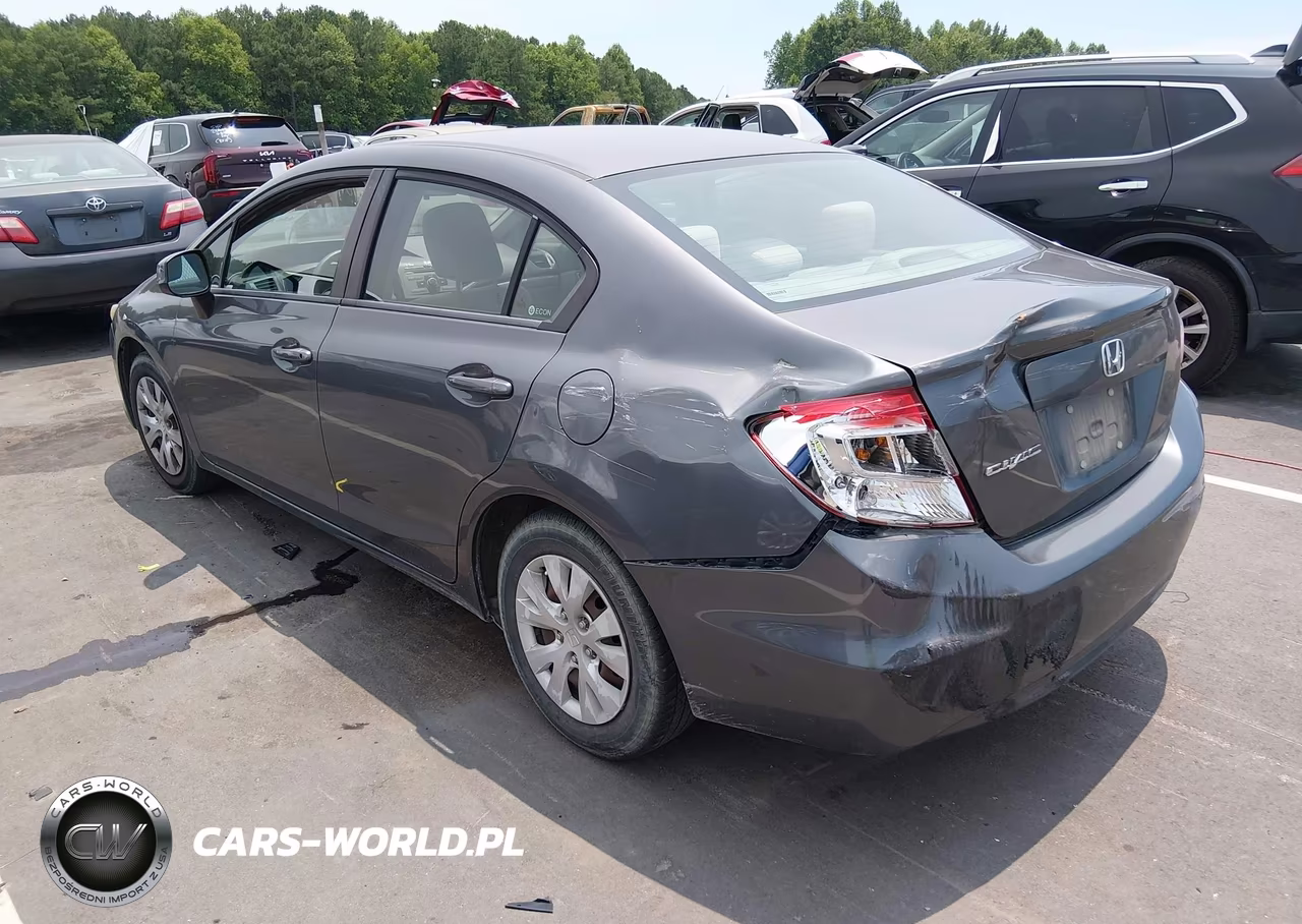 2012 Honda Civic Lx VIN:19XFB2F5XCE079983 - 3