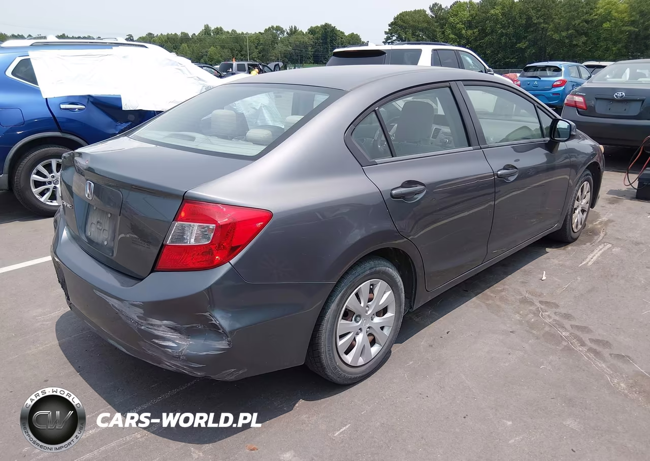2012 Honda Civic Lx VIN:19XFB2F5XCE079983 - 4