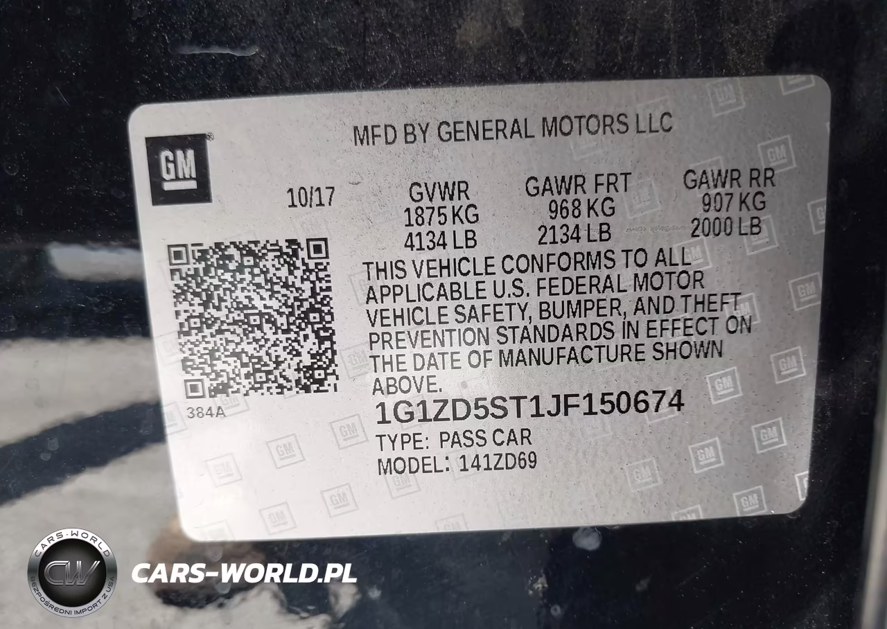 2018 Chevrolet Malibu Lt VIN:1G1ZD5ST1JF150674 - 9
