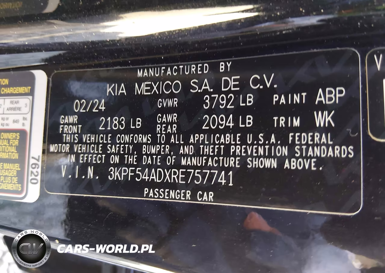 2024 Kia Forte Gt-Line VIN:3KPF54ADXRE757741 - 9