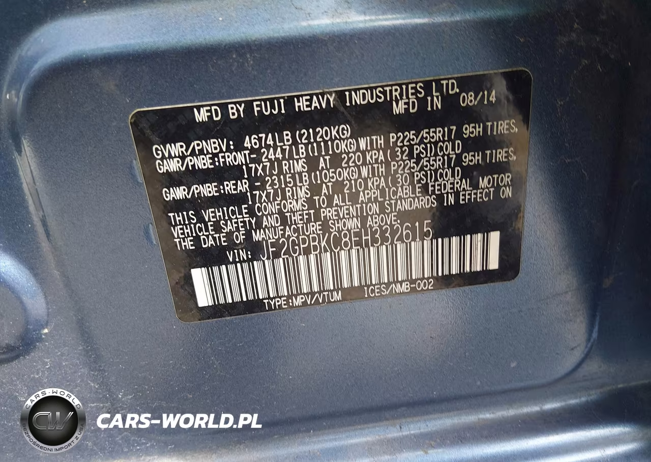 2014 Subaru Xv Crosstrek Hybrid 2.0I Touring VIN:JF2GPBKC8EH332615 - 9