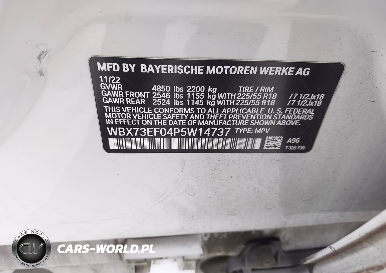 2023 BMW X1 xDrive28I VIN:WBX73EF04P5W14737 - 9