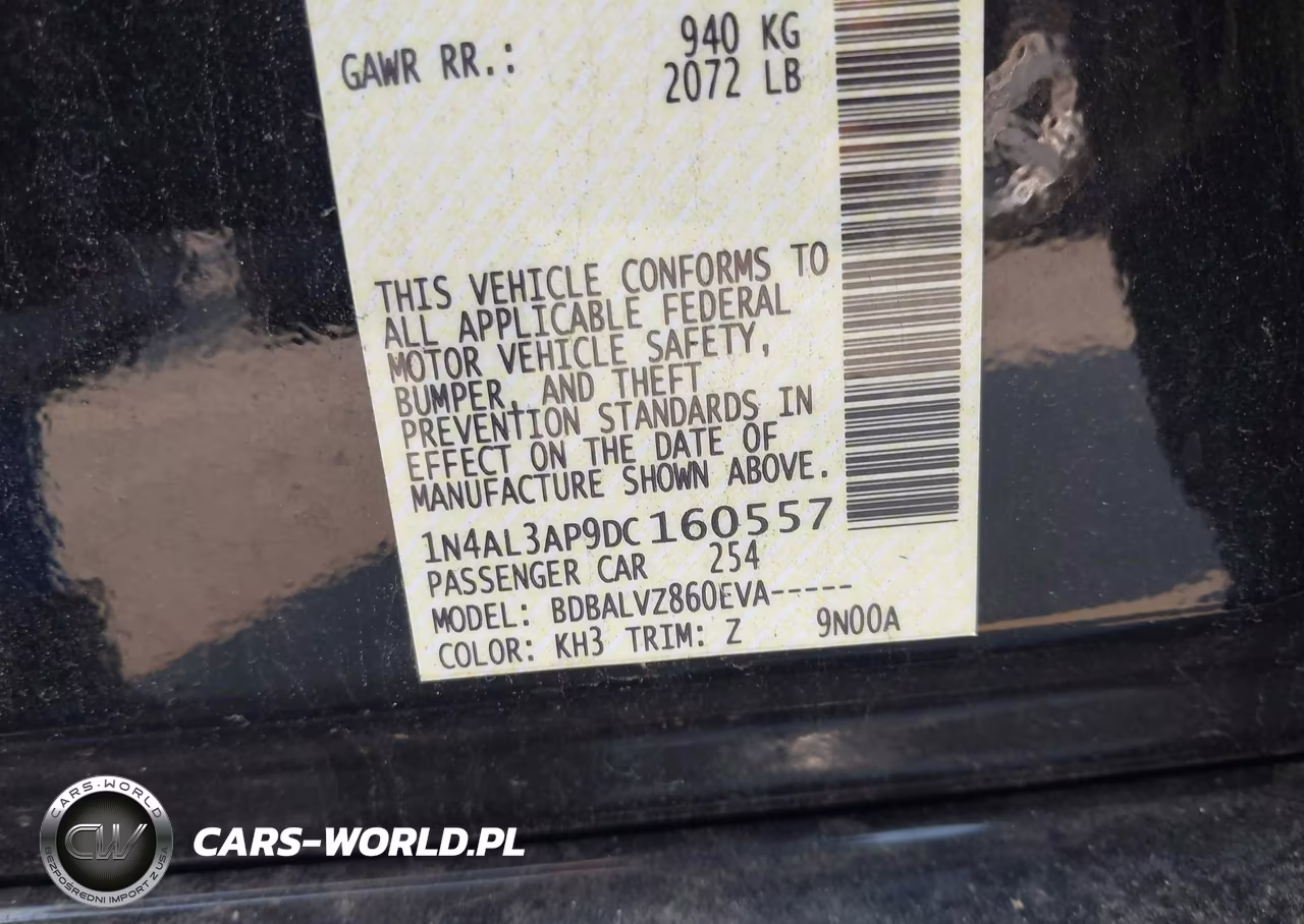 2013 Nissan Altima 2.5 Sl VIN:1N4AL3AP9DC160557 - 9
