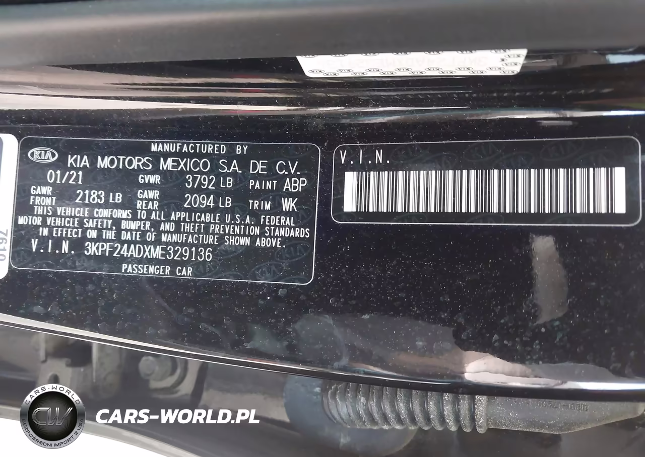 2021 Kia Forte Lxs VIN:3KPF24ADXME329136 - 9