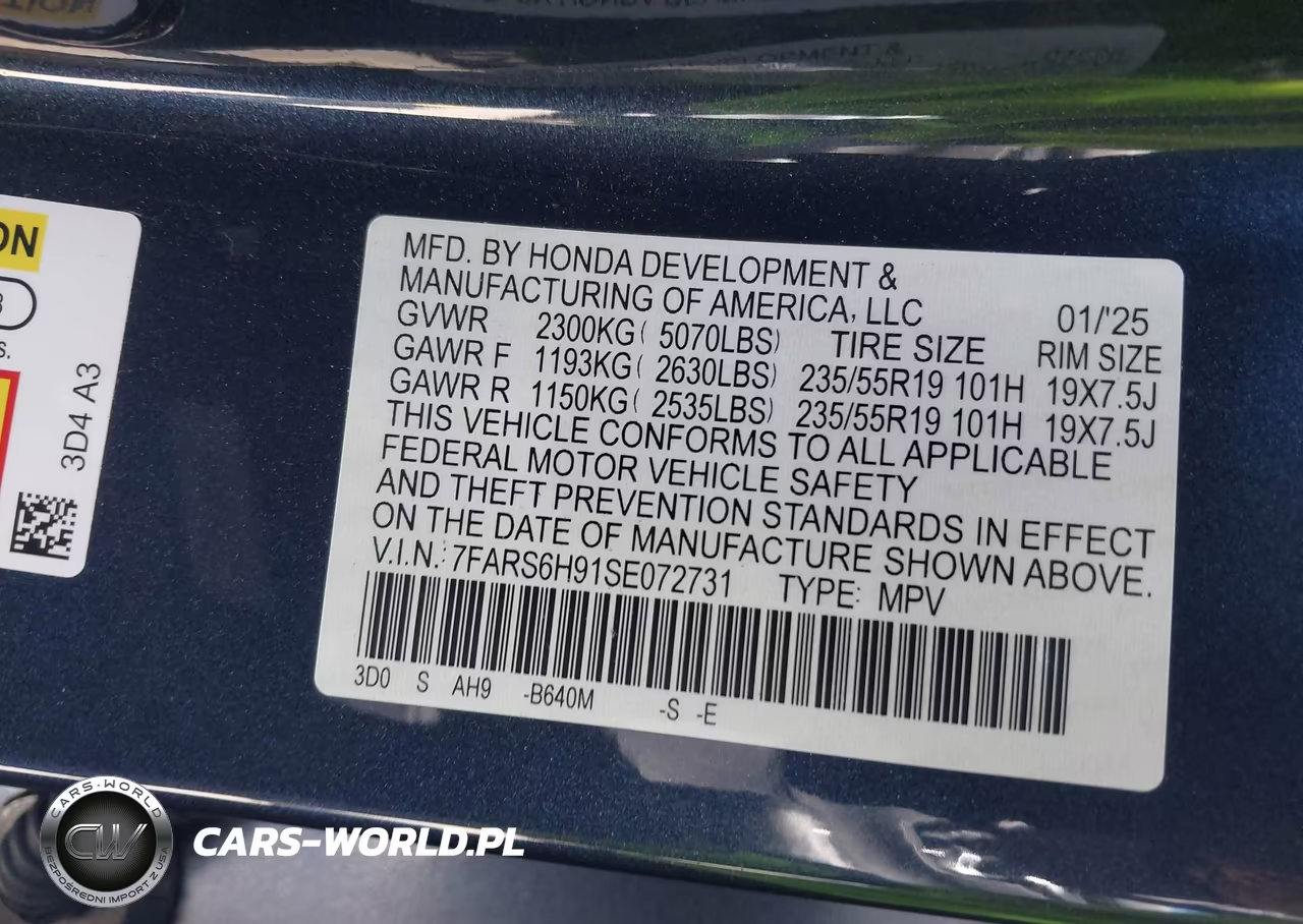 2025 Honda Cr-V Hybrid Sport Touring VIN:7FARS6H91SE072731 - 9