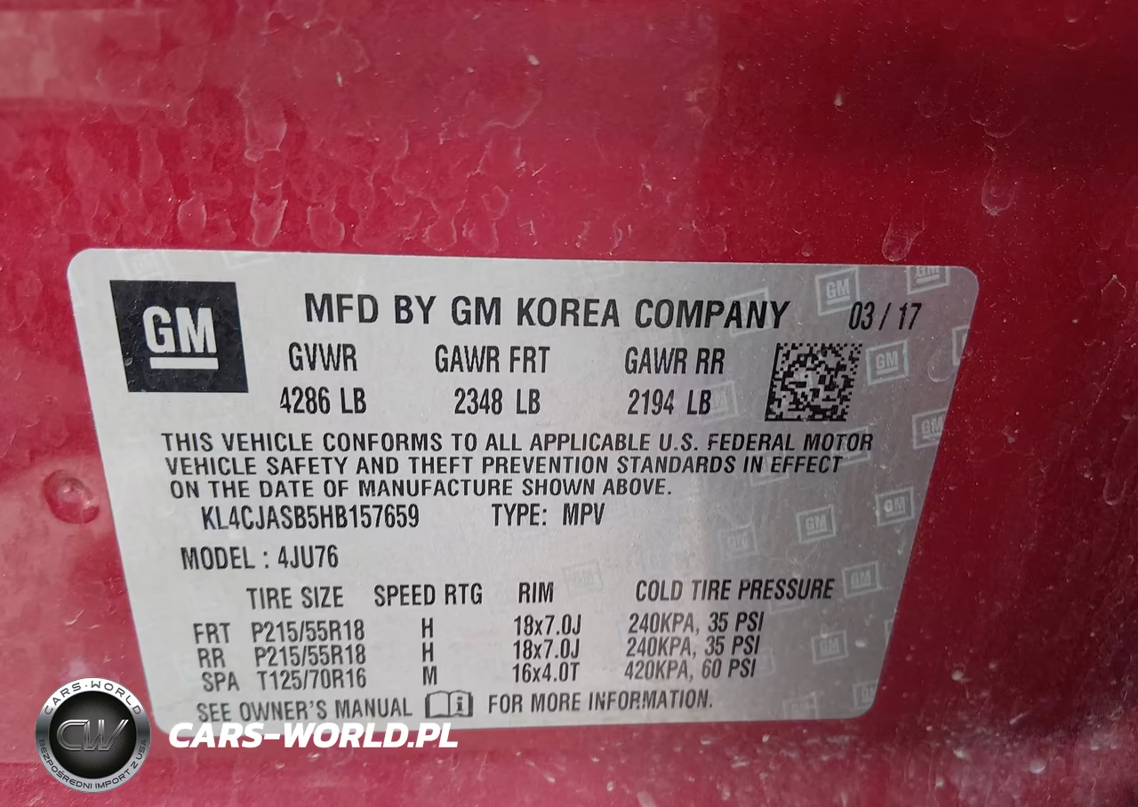 2017 Buick Encore Preferred VIN:KL4CJASB5HB157659 - 9