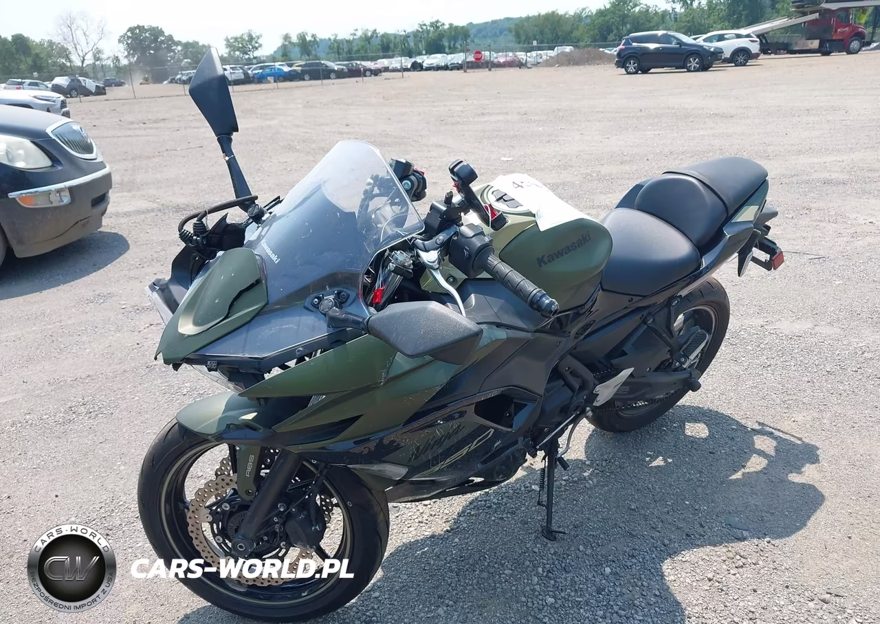 2024 Kawasaki Ex650 P VIN:ML5EXEP10RDAB7862 - 2