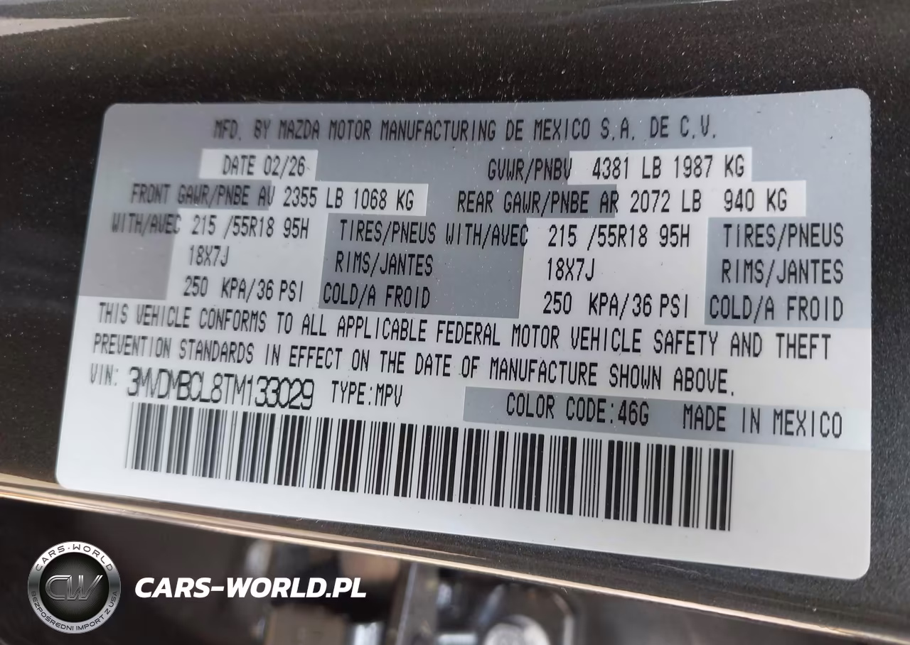 2026 Mazda Cx-30 2.5 S Preferred VIN:3MVDMBCL8TM133029 - 9
