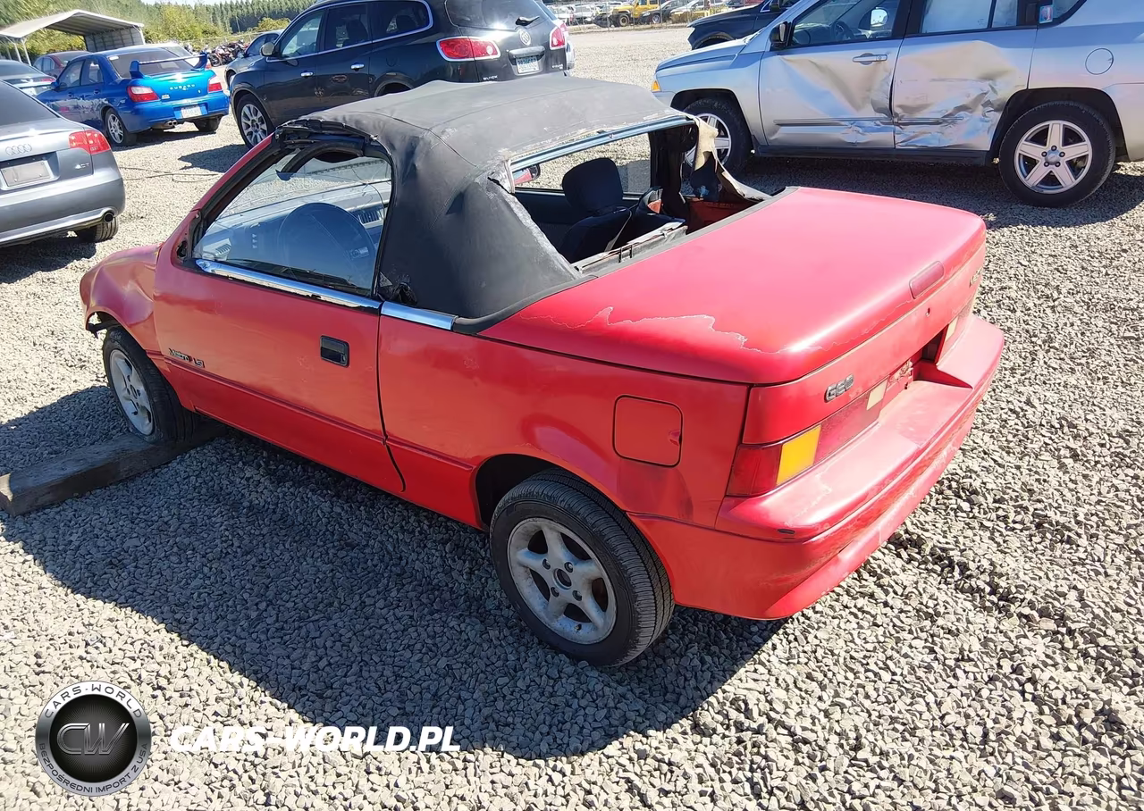 1991 Geo Metro Lsi Sprint Cl VIN:JG1MR3367MK602843 - 3