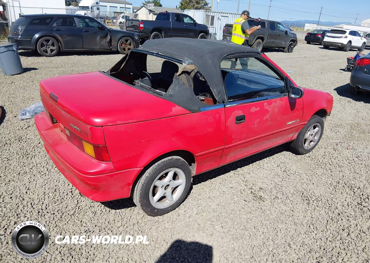 1991 Geo Metro Lsi Sprint Cl VIN:JG1MR3367MK602843 - 4