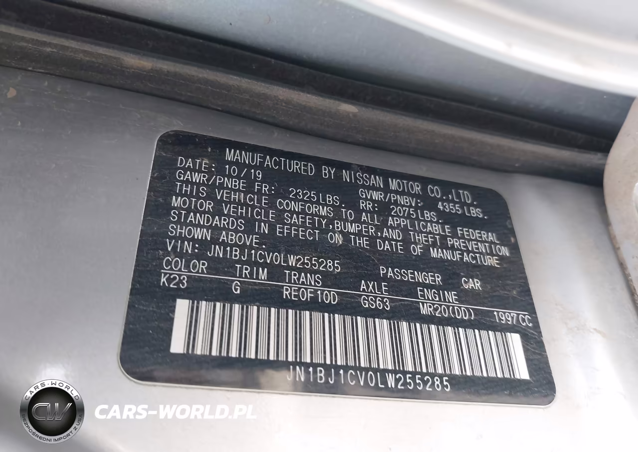 2020 Nissan Rogue Sport S Fwd Xtronic Cvt VIN:JN1BJ1CV0LW255285 - 9