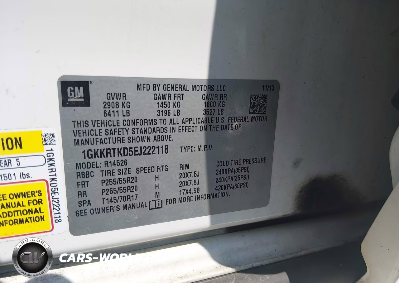 2014 GMC Acadia Denali VIN:1GKKRTKD5EJ222118 - 9