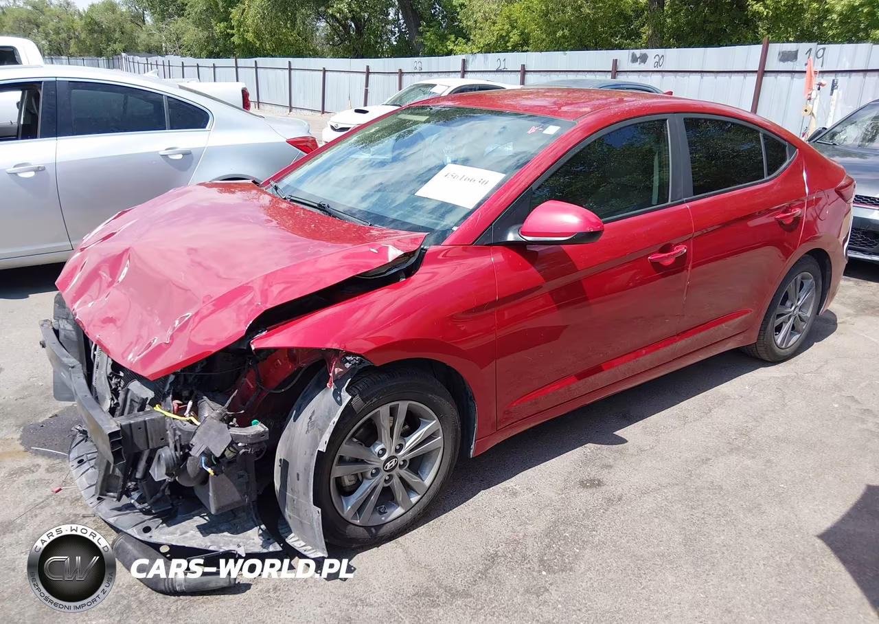 2017 Hyundai Elantra Se VIN:KMHD84LF3HU165185 - 2