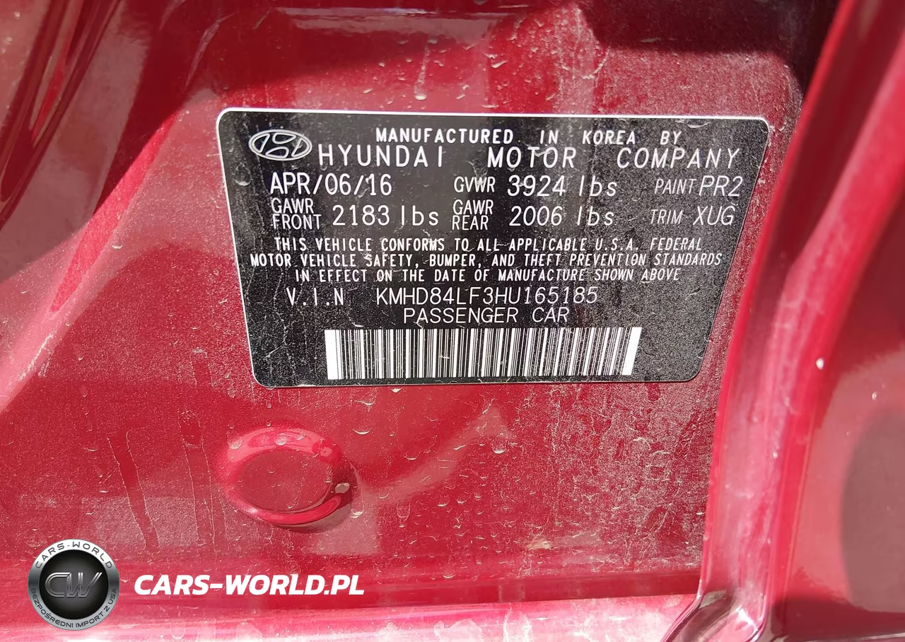 2017 Hyundai Elantra Se VIN:KMHD84LF3HU165185 - 9